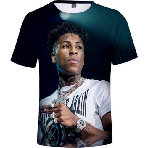 Blueface Print Summer Fashion Vibrant Street Cool 3D T-Shirt Men/Women Pop Short Sleeve 3D T-Shirt Casual Comfort Loose t shirt
