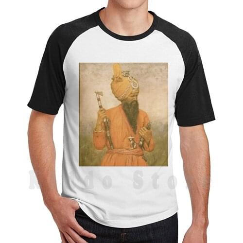 Sikh T Shirt Print For Men Cotton New Cool Tee Punjab India Sikh Bhangra
