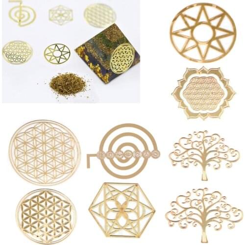 Energy Tower Pattern Paste Copper Stickers For DIY Making Mould Craft Jewelry Tool