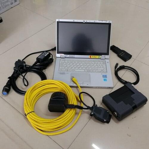 Used Laptop CF-AX2 I5 CPU 4G RAM Touch Screen with software V06.2021 1TB SSD Expert Mode ICOM A2 B C Ready to use