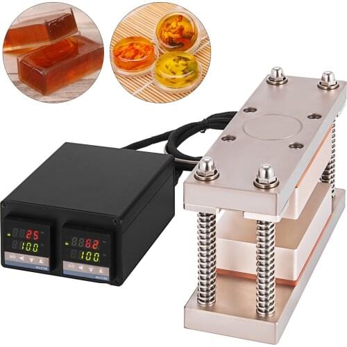 VEVOR Rosin Press Caged Plate Kit 3"x7" Rosin Heat Press 10-20 Ton Hydraulic Presses