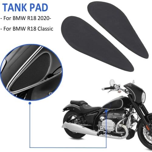 For BMW R18 Classic R 18 2020 - Side Fuel Tank Pad Kit Tank Pads Protector Stickers Decal Gas Knee Grip Traction Pad Tankpad
