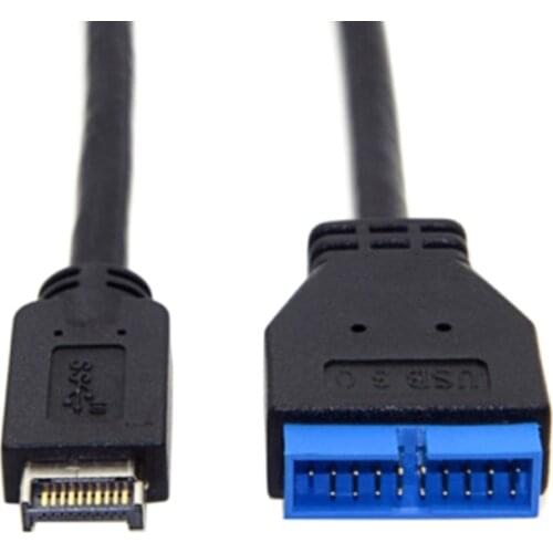 Motherboard Durable Connector Front Panel Type-E To 20 Pin Adapter USB 3.1