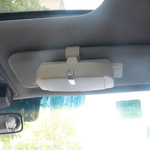Multifunctional Car Sun Visor Magnetic Sunglasses Clip Box for Infiniti FX-series Q-series QX-series Coupe EX37 EX25 JX35 EX35