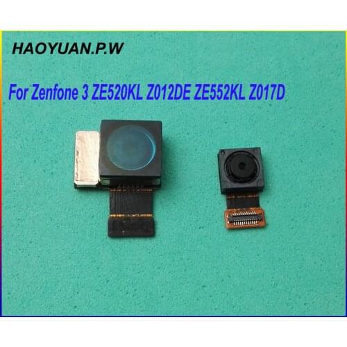 HAOYUAN P.W Rear Front Back Camera Module With Flex Cable Ribbon For Zenfone3 Zenfone 3 ZE520KL Z012DE ZE552KL Z017D