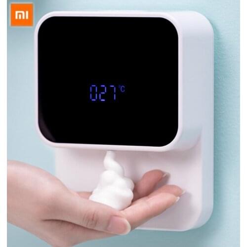 Xiaomi Wall-mounted LED Screen Automatic Induction Foam Soap Dispenser Household Smart Infrared Sensor Hand Washing Machine