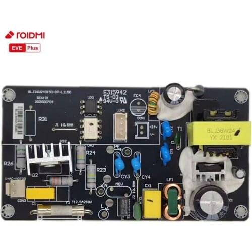 Original 60 Black Oil Power Board for Roidmi Eve Plus Robot Vacuum Cleaner Accessories