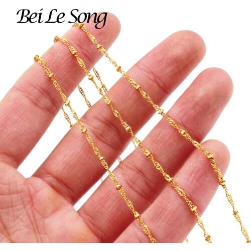 3pcs necklace for women copper gold plated chains African jewelry necklaces French chain Necklaces gifts for the new year collar