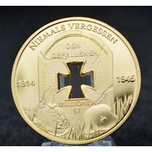 WW2 Kameraden 1914-1945 German Symbol of Peace Gemany The Fallen Soldiers Commemorative Coin Challenge Coin Gift