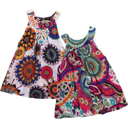 Newborn Kid Baby Clothes Girls Dress Princess Party Pageant Clothes Beachwear Summer Dress Boho Cotton Crochet Sleeveless Dress