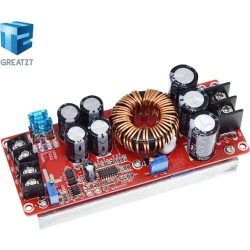 GREATZT 1200W 20A DC Converter Boost Step-up Power Supply Module IN 8-60V OUT 12-83V