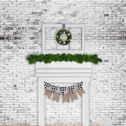 Christmas Background Brick Wall Noel Backdrop Photo Studio Portrait Background Banners Wall Decorations Photocall Phobooth Props