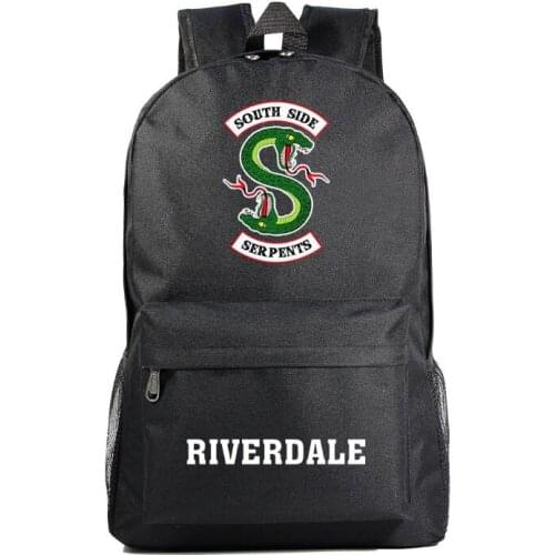 Riverdale South Side Stranger Things Boy Girl School bag Women Bagpack Teenagers Schoolbags Canvas Men Student Backpacks