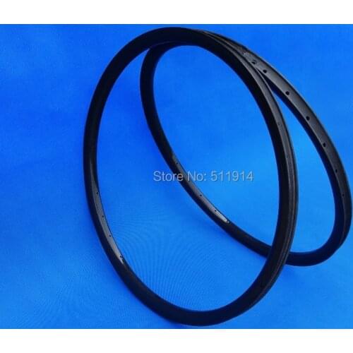 FLYXII Brand New Full Carbon Glossy 29er Mountain Bike MTB Clincher Rim (Front and Rear)