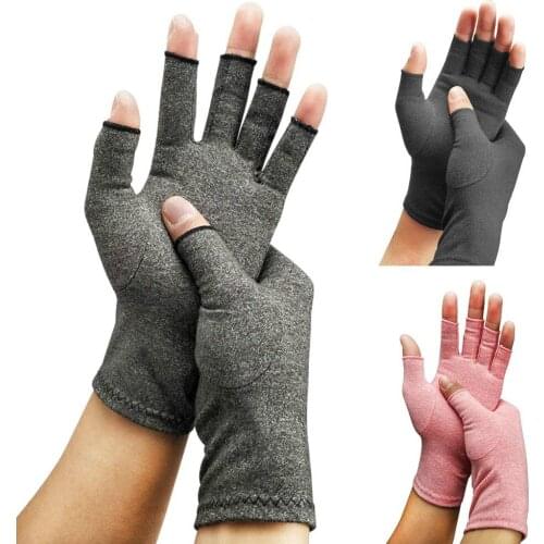 Unisex Men Women Compression Arthritis Gloves cotton Joint Pain Carpal Relief Care Hand Mittens for Rheumatoid Osteoarthritis