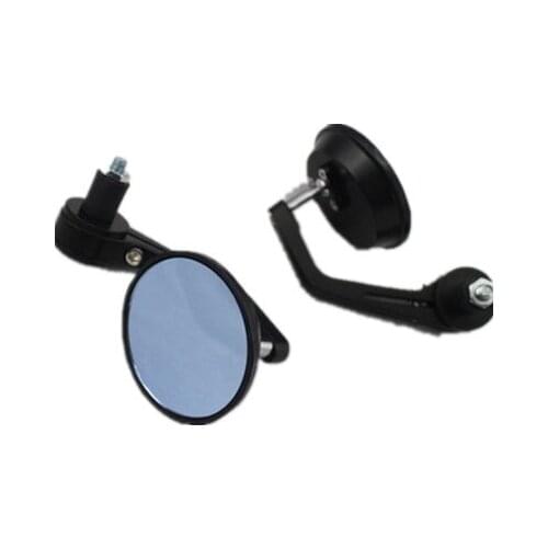 Universal 7/8" Round Bar End Rear Mirrors Moto Motorcycle Motorbike Scooters Rearview Mirror Side View Mirrors Cafe Racer