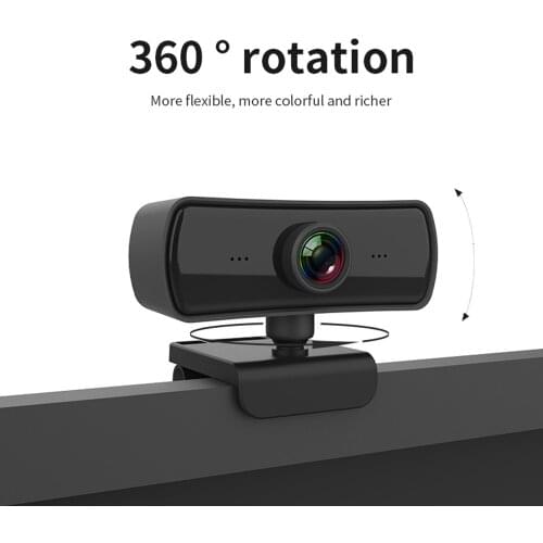 Webcam 1080P 2K Full HD Web Camera Built-in Microphone 360° Rotatable USB Plug Web Cam For PC Computer Laptop Desktop