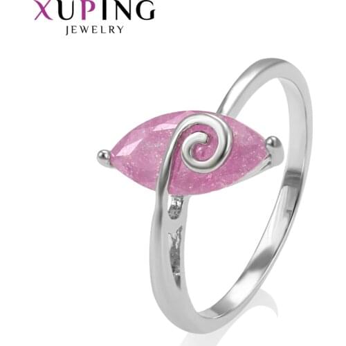 Xuping Fashion Elegant Jewelry Ring Environmental Copper Ice Stone Jewelry for Women Gifts 15187
