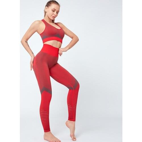 SVOKOR Workout Leggings Women Printed Fitness Leggings High waist Push Up Hips Gym Pants Seamless Hollow Jeggings Elasticity