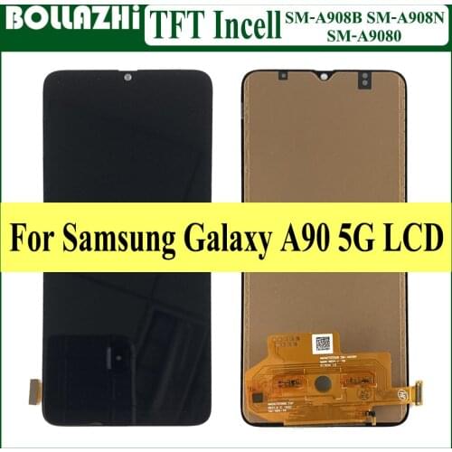 1/2 Piece/lot 6.7'' LCD For Samsung Galaxy A90 5G LCD Display Touch Screen Digitizer Assembly For Samsung A90 5G A908 A908B