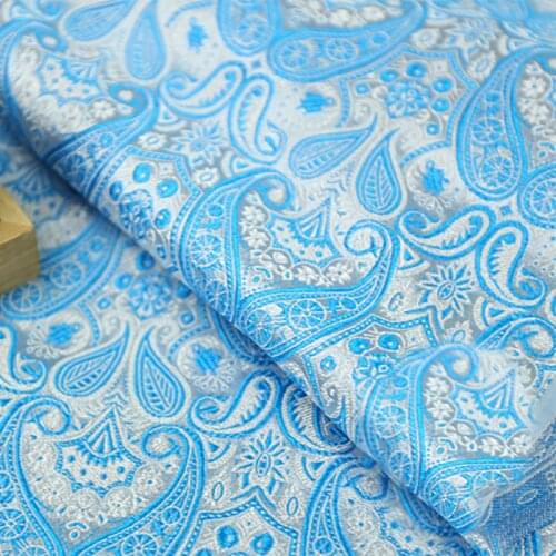 75x100cm HLQON High quality imported jacquard satin,3D fabric for patchwork,wedding dress,upholstery sofa scrapbooking