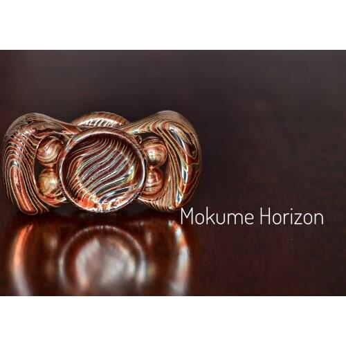 Fidget Toys Decompression Artifact Edc ADHD Adult Anti-stress Toys, Antistress Hand Spinner, Mokume Gane Metal Cool Play