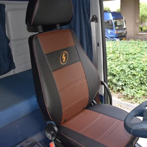 Single Van Seat Cover Special for Heavy Truck SHACMAN F2000 F3000 Pu Imitation leather Lorry Interior Accessories Four Seasons