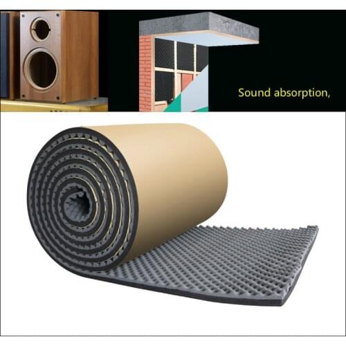 GHXAMP 0.2M*1Meter Sound Absorbing For Speaker Cotton Bookshelf Bass Home Theatre Wave Cotton Self-adhesive accessories