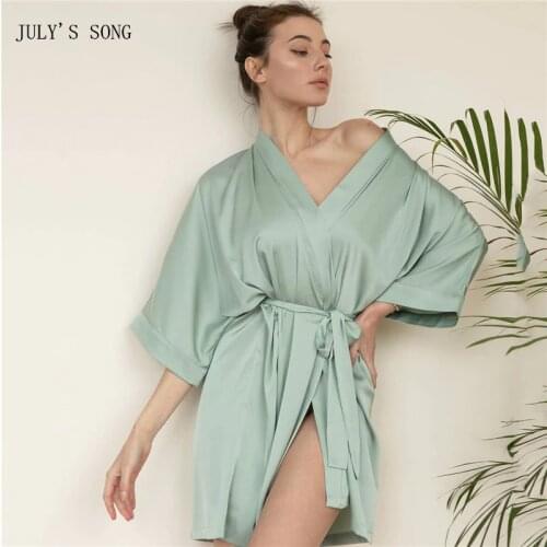 Женские домашние халаты JULY'S SONG China At AliExpress