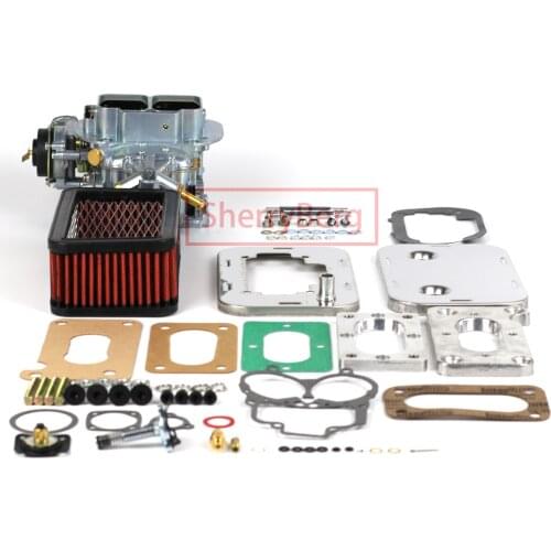 SherryBerg Fajs EMPI 32/36 DGEV Carb Carburetor + Adapter Plate Kit + Air Filter (Cleaner 65mm)+GASKET Set for Mazda B2000 B2200