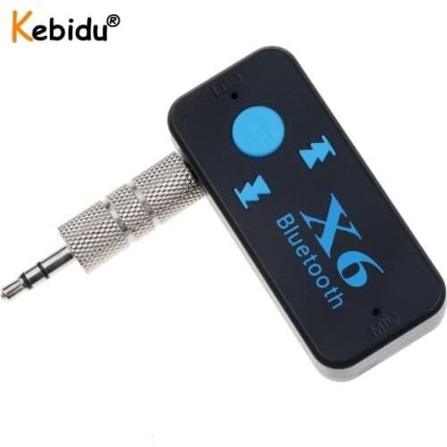 Kebidu Bluetooth 4.1 Music Receiver Aux Audio Receiver Adapter 3.5mm Aux Bluetooth Handsfree Car Kit Support TF Card A2DP Mp3