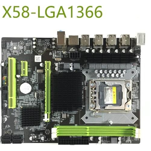 X58 LGA 1366 LGA1366 DDR3 PC Desktops Motherboards Computer Computer Motherboards Suitable for server ECC ECC REG RAM