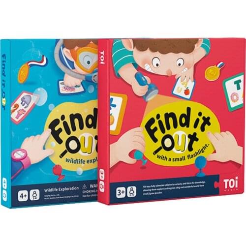 Scavenger hunt awareness cards Multifunctional board game for children 3-8 years old board game puzzle toys puzzles for kids