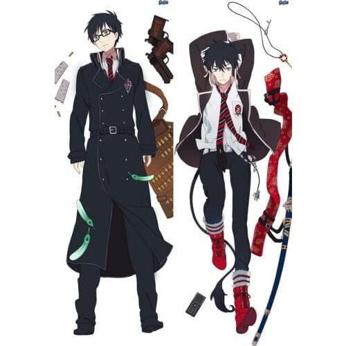 Hobby Express Ao no Exorcist Yukio and Rin Okumura Dakimakura Hugging Pillow Case Male40