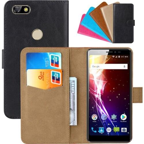 Luxury Wallet Case For BQ BQ-5500L Advance PU Leather Retro Flip Cover Magnetic Fashion Cases Strap