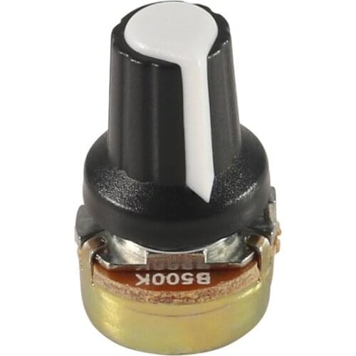 50Pcs 10k Potentiometer knob 1K 100K 5K 50K OHM WH148 Shaft with Nut 3 Terminal Linear Taper Rotary B10K for Arduino diy kit