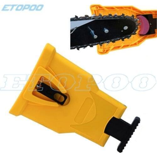 Chainsaw Teeth Sharpener chainsaw Portable Durable Easy Power Sharp Bar-Mount Fast Grinding Chainsaw Chain Sharpener Tool