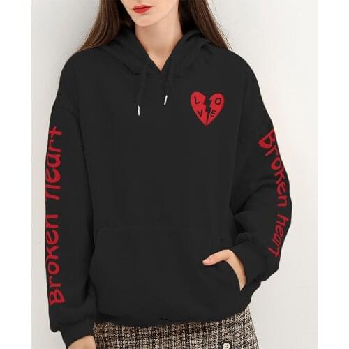 Plus Size Black Hoodies Women Harajuku Cotton Graffiti Letter Print Streetwear Hoodie Hip Hop Long Sleeve Warm Sweatshirts Thick