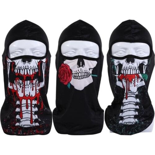 Trendy mask Cycling mask windproof dustproof motorcycle outdoor printing face Gini cs headgear hat helmet inner lining