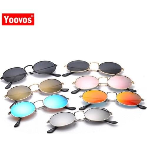 Yoovos 2021 Women Sunglasses Retor Brand Design Women Sunglasses Oval Vintage Sunglasses Classic Metal Gafas De Sol De Mujer