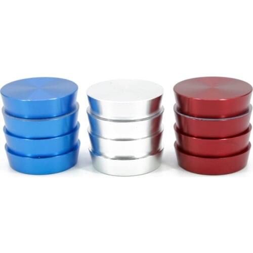 1Pcs Upscale 4 Layers 40mm Smoking Step shape Herb Grinders Tobacco Cigarette Grinder Gift Box Combustion Piece Gift