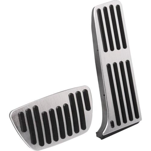 2Pcs Car Aluminum Anti-skid Accelerator Brake Pedals for Toyota RAV4&RAV4 PHV Car Rooftop Pedal