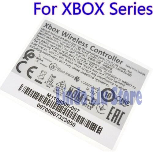 60pcs Wireless Back Label Serial Sticker Laser stickers Label Seals For XBOX Series S X Controller