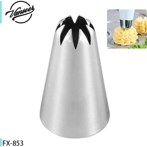 853# Large Icing Piping Nozzles Russian Nozzles Pastry Tips Cookies Cake Decorating Tools Tips Cream Fondant Pastry Nozzles