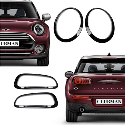 Car Eyebrow Headlight Taillight Frame Rear Lamp Ring Cover Case Loop Stickers For Mini Cooper One S JCW F54 Clubman Accessories