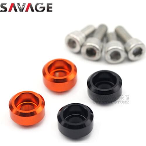 Front Fender Frame Fairing Bolts For DUKE/R SUPER SUPERMOTO SMT Motorcycle Universal Special Washer Screws M6x12 M6x16