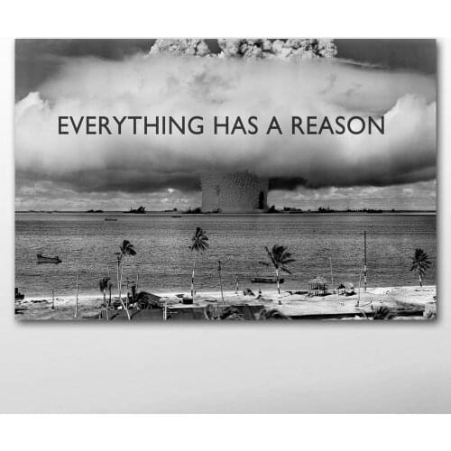 Bomb Nuclear Reason vintage photography Wall Art Posters Canvas Prints Artwork paintings for Living Room Decor