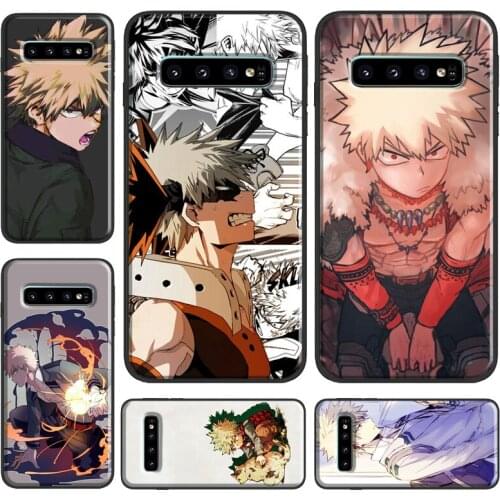 Boku no Hero Academia Katsuki Bakugou Phone Case For Samsung Galaxy S21 Ultra S20 FE S8 S9 S10 Plus Note 10 Note 20 Ultra S10e
