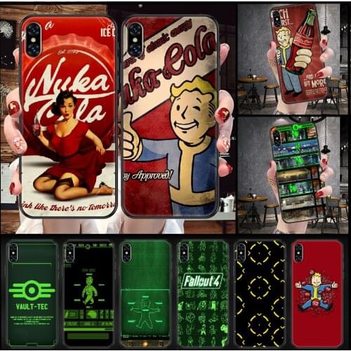 Game Fallout Shelter Phone Case For iphone 5 5S SE 2 6 6S 7 8 11 12 Mini Plus X XS XR Pro Max black luxury bumper tpu prime