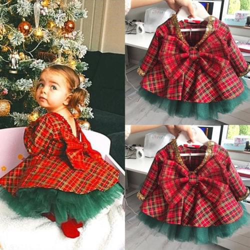 Princess Kids Baby Girl Party Dress+Tutu Skirts 2pcs Outfits Set Clothes